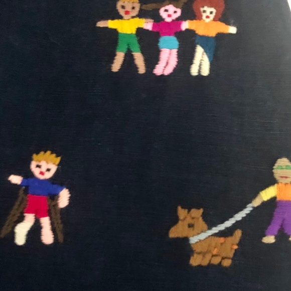 Children Of The World Colorful Embroidered Vest - Picture 4 of 6